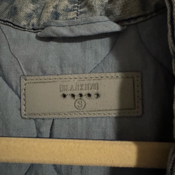 Blank NYC Belted Quilted Denim Jacket - Picture 4 of 5